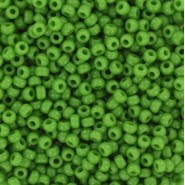 Miyuki rocailles Perlen 11/0 - Opaque green 11-411